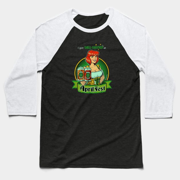 Ninja - April TMTN Baseball T-Shirt by RileyDixon